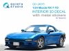 Quinta Studio QD+24015 Mazda RX-7FD 3D-Printed & coloured Interior on decal paper (Tamiya) (with metal sticker parts) 1/35